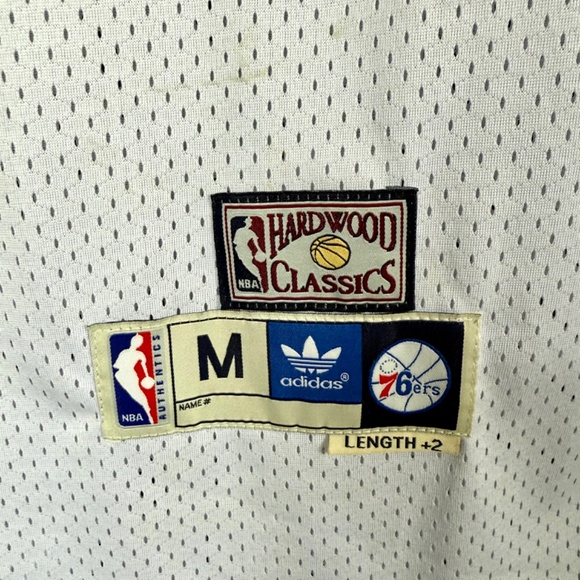 New wTag Addis Iverson 3 White Jersey M +2 Philadelphia 76ers Perfect Gift - Picture 3 of 13